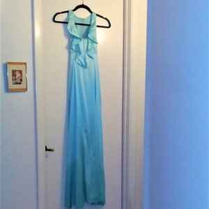 Vintage Climax Light Blue Prom/Formal/Maxi Dress - 1973